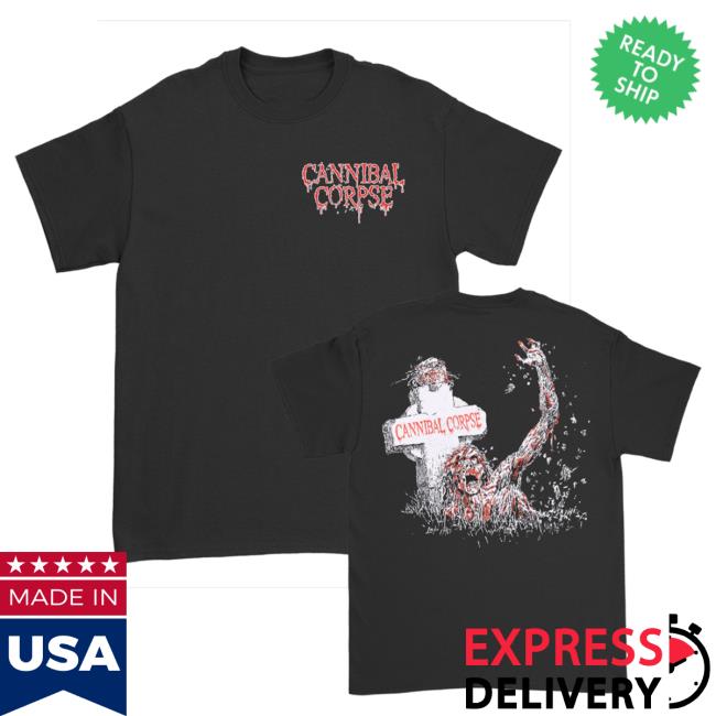 Official Kings Road Merch Store Cannibal Corpse Zombie Grave Popover Shirt (Black) Kings Road Shop CannibalCorpse
