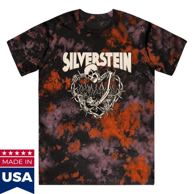 Official Silverstein Shop merch Barbed Wire Heart Shirts