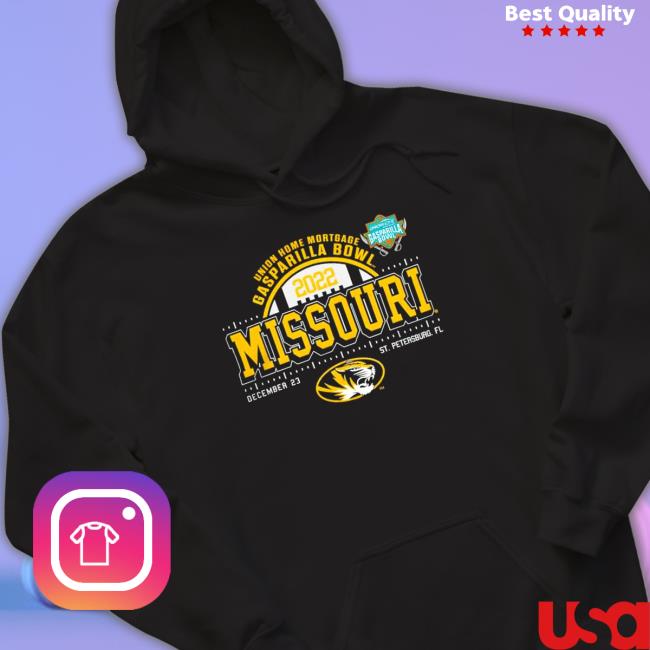Official Missouri Tigers 2022 Gasparilla Bowl Playoff Football Shirt