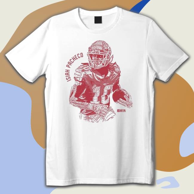Isiah Pacheco Kansas City Chiefs Vintage Mono Crewneck Sweatshirt