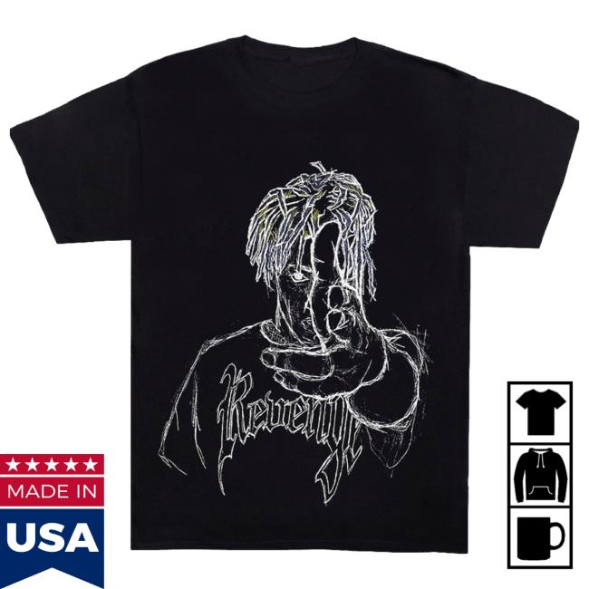 Official 999 Club Juice Wrld Revenge XXXTentacion Apparel Clothing Store Shop Revenge Sketch Tshirt XXX Tentacion Merch 999Club JuiceWrld