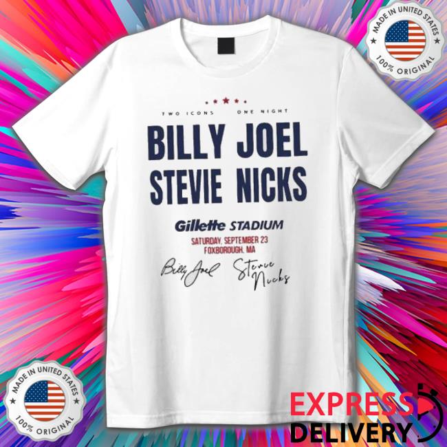 Billy Joel Stevie Nicks 2023 Tour Tee
