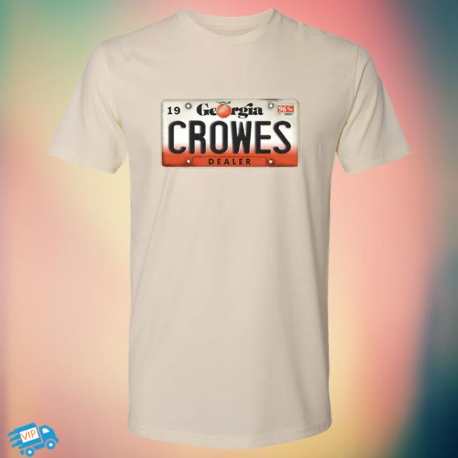 Official The Black Crowes License Plate Tshirt TheBlackCrowes
