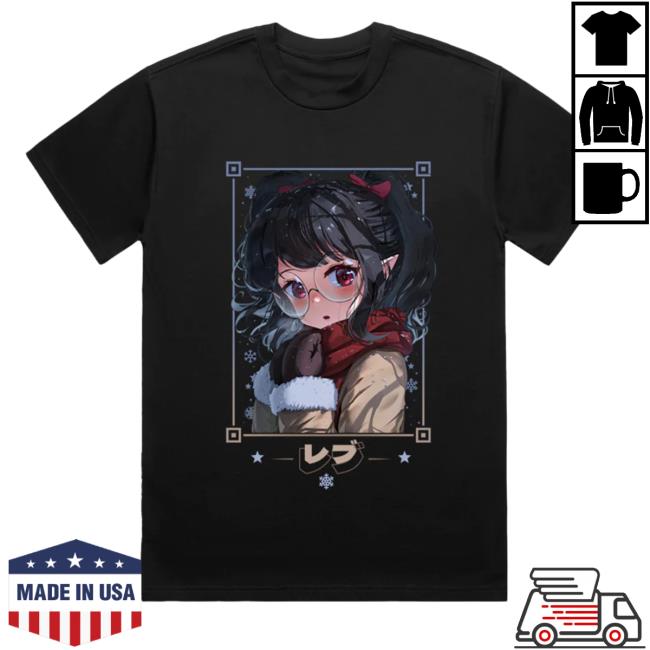 Rev X Uwu Collab Merch Rev Winter Night Tee Shirt