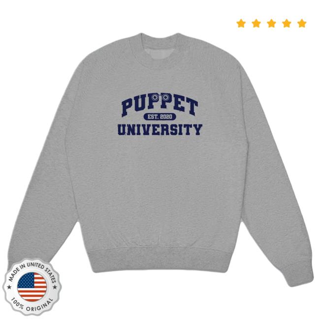 Official Watcher Merch Store Watcher Puppet History | University Shirt