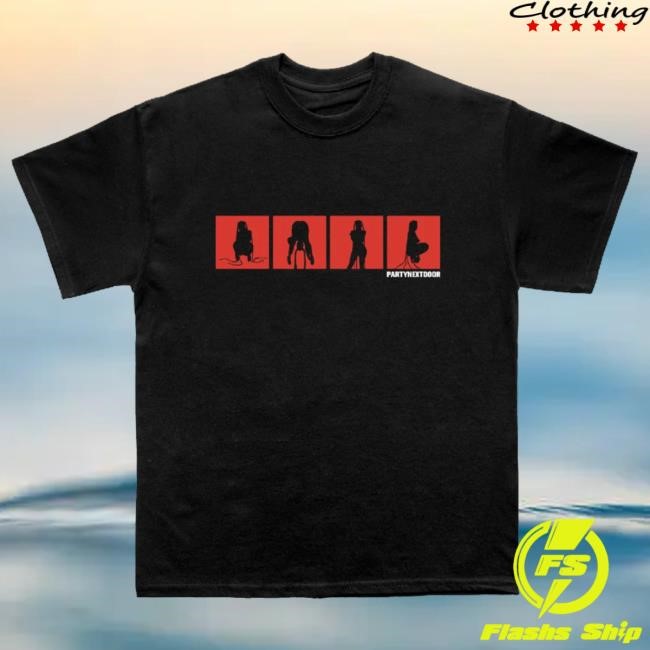 PARTYNEXTDOOR 4 Black Logo Tee Ovo Sound Merch