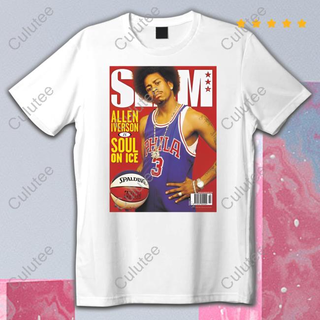 Official Slam Cover Allen Iverson Shirt
