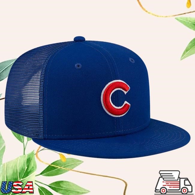 Chicago Cubs Royal Classic New Era 9FIFTY Mesh Snapback Cap | Buy Official Clark Street Sports