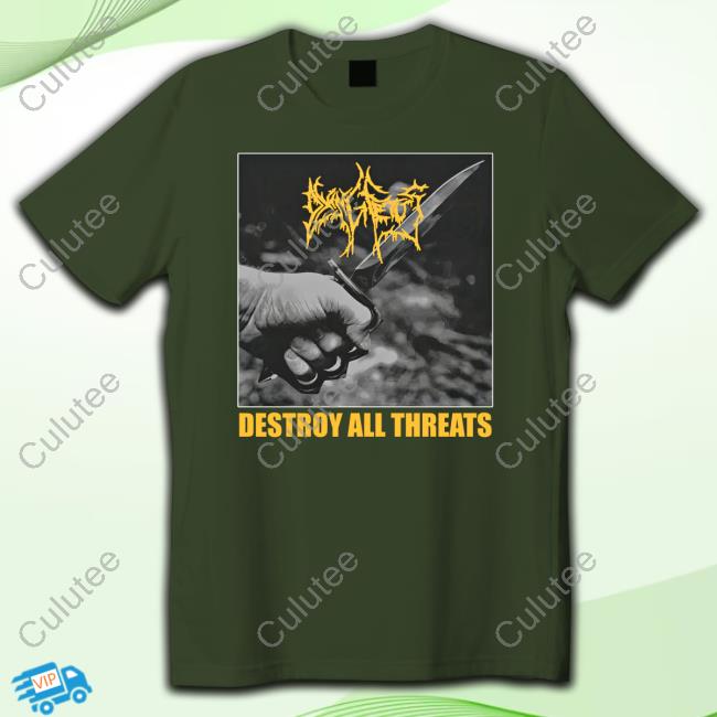 Official Dying Fetus Merch Destroy All Threats Shirts