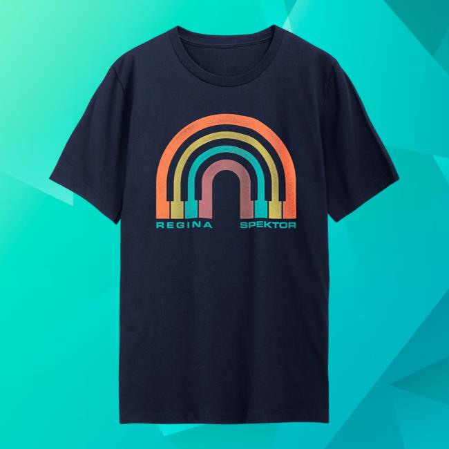 Official Regina Spektor Merch Rainbow Regi Shirt