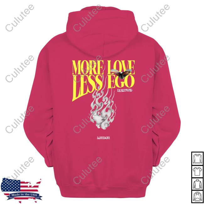 Wizkid More Love Less Ego Tee Official Wizkid Merch More Love Less Ego Tee