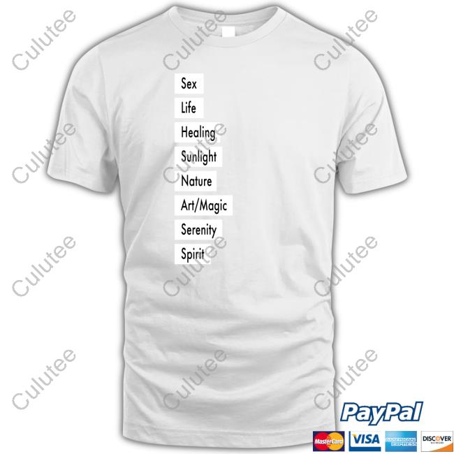 Sex Life Healing Sunlight Nature Art Magic Serenity Spirit Tee Ajobyajo