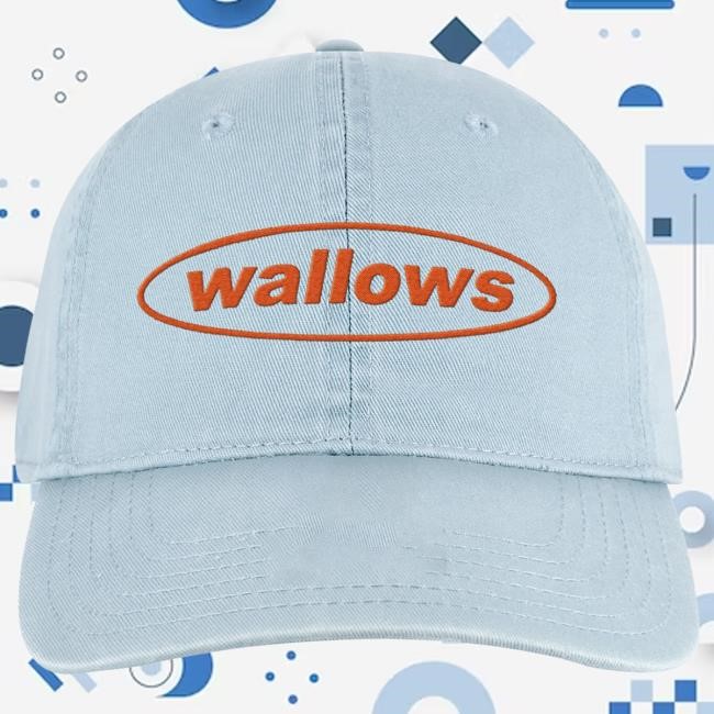 Official Wallows Oval Logo Dad Hat – Wallows Store Merch