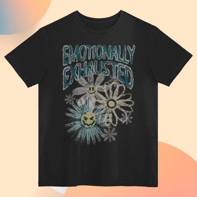 Official Beautiful Bastard Merch Store Philip DeFranco Emotionally Exhausted Fleur T-Shirt BeautifulBastard