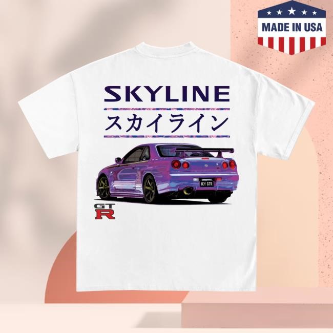 Icy Shop Merch Nissan Skyline Gtr Jdm Racing Shirt