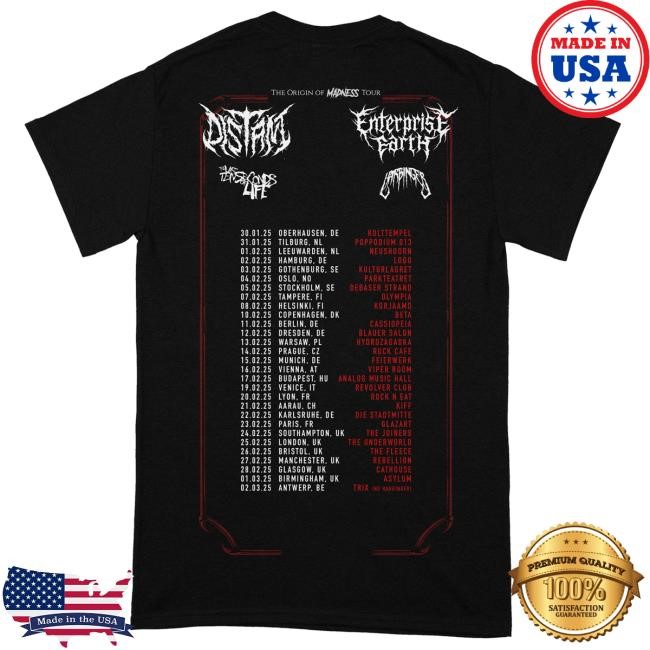 Distant Band Tourshirt Shirt Distant Merch Distant Band Tourshirt T Shirt Distant Merch