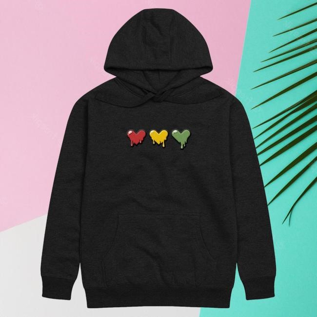 Official Grian Merch Store Shop Grian 2023 Heart Drip Hoodie