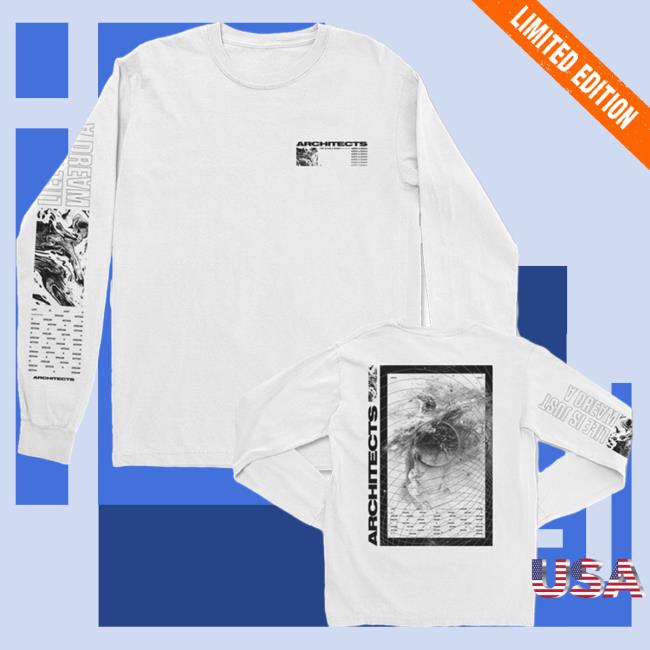 Official Kings Road Merch Store Architects Merch Store Shop Architects Dream Within A Dream LS Tee (White) KingsRoadMerch