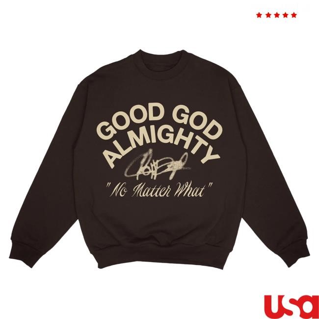 Official Crowder Merch Store Shop David Crowder Good God Almighty Chocolate Sweaters