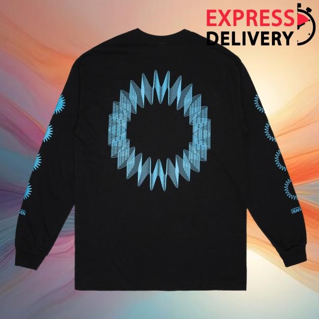 Official Deafheaven Merch Blue Print L/S Tee