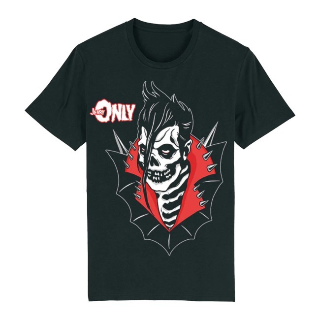 Jerry Only "Anti-Hero" Black Tee Shirt Misfits Clothing Store