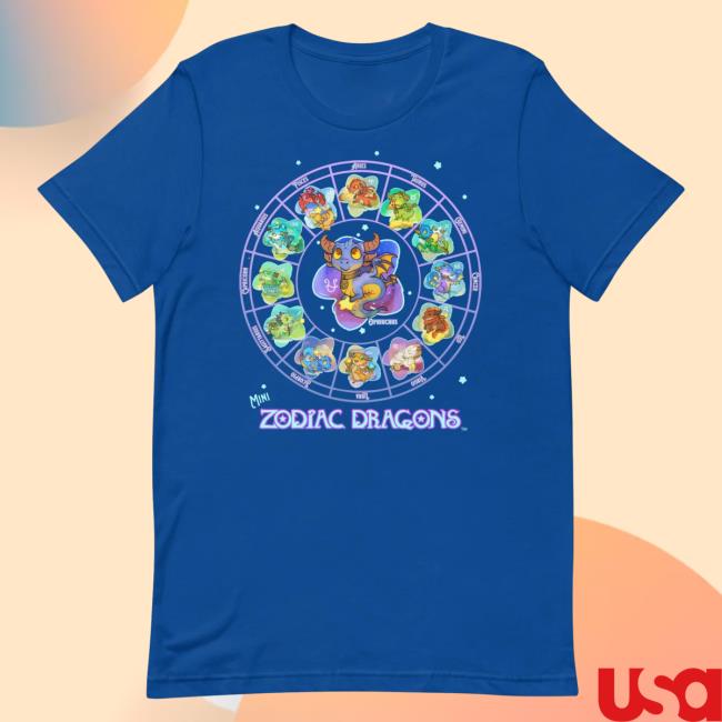 Official Mini Zodiac Dragons Shirt New
