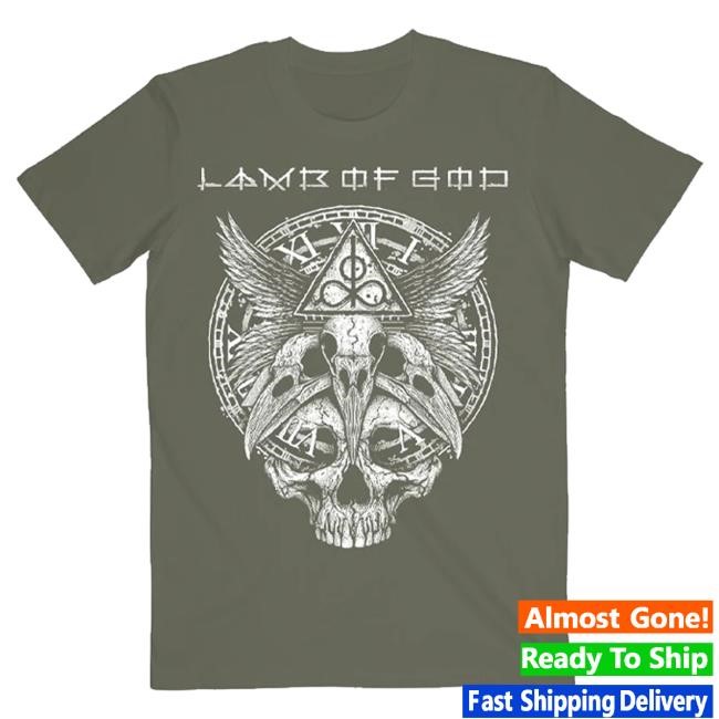 Official Lamb Of God Merch Store Time Skull Hot Shirt
