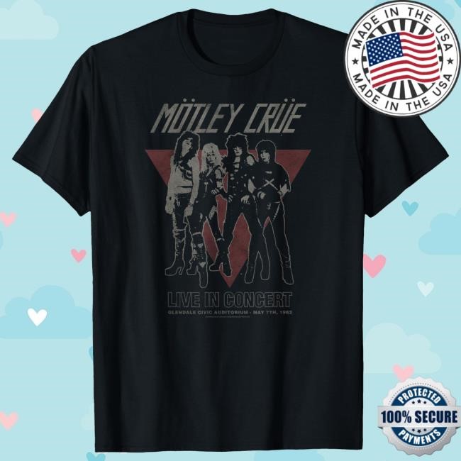 Mötley Crüe - Vintage Glendale Crew Motley Crue Official