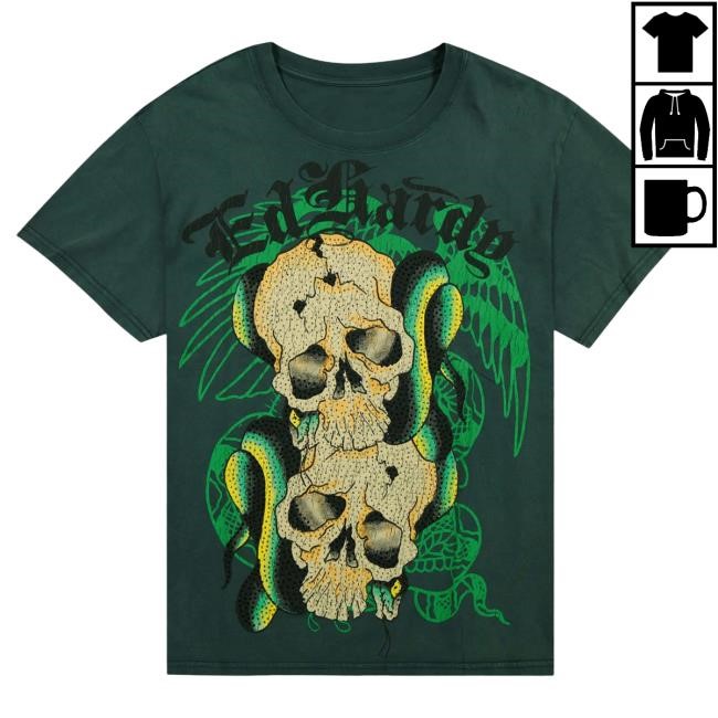 Ed Hardy Skulls Boxy T Shirt | Complex Clothing Official