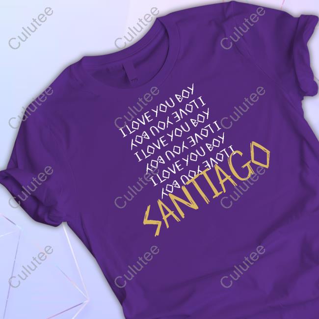 Russdiemon Santiago I Love You Boy T Shirts