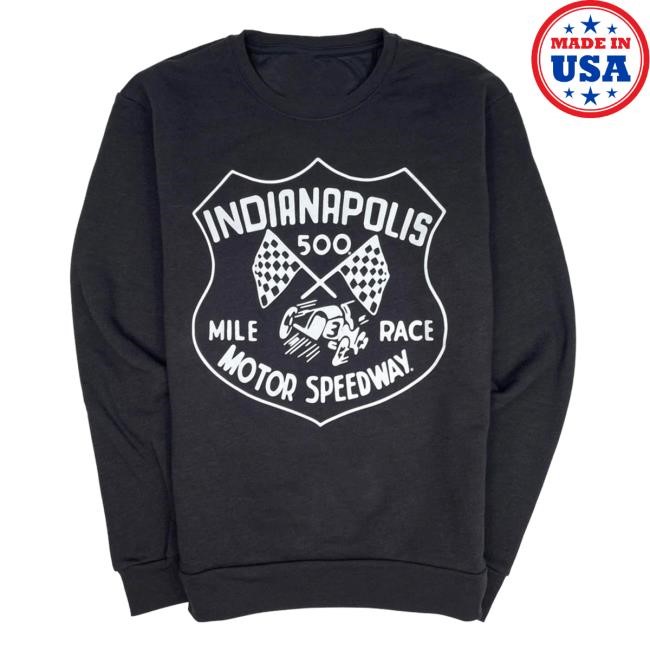 500 Mile Race Badge Pullover Crewneck Sweatshirt