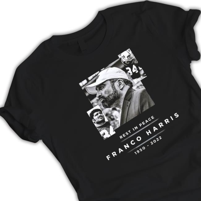Pittsburgh Steelers Rest In Peace Franco Harris 1950-2022 Tee