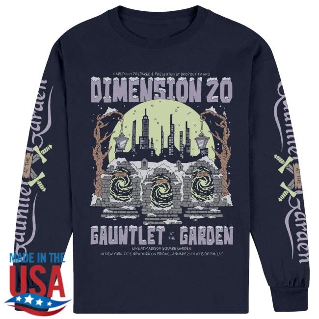 Collector Drop Graphic Dropout TV Gauntlet At The Garden Tee