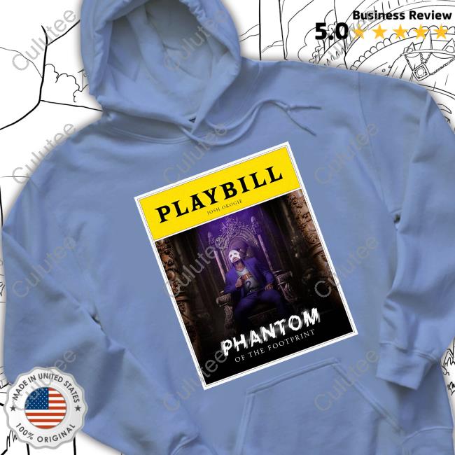 Official Playbill Josh Okogie Phantom Of THe Footprint Long Sleeve Tee