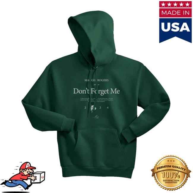Maggie Rogers Merch Don’t Forget Me LS Hoodie Maggie Rogers Shop