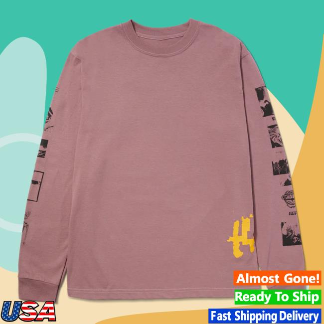 Official Huf Outer Limits Crewneck Mauve