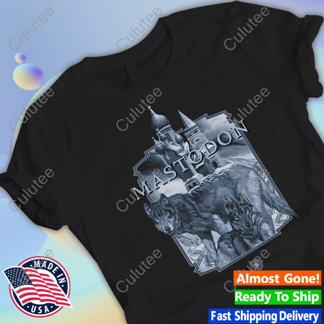Official Mastodon Merch Hushed Wolf Shirt
