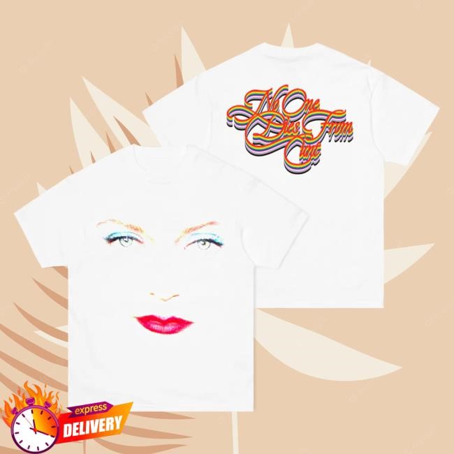 No One Dies From Cunt White T Shirt | Lady Wood Tove Lo Merch Store