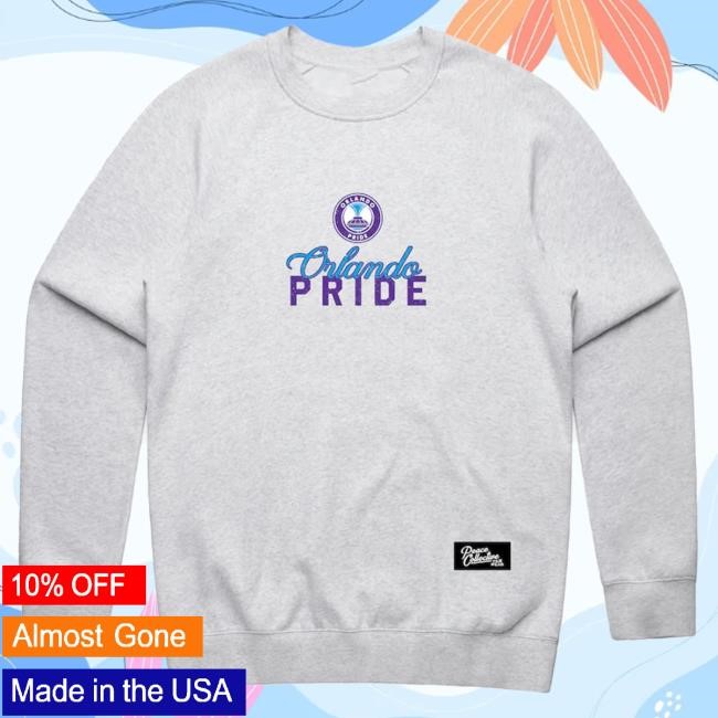 NWSL Shop Store Merch Official Unisex Orlando Pride PC Crewneck Sweatshirt