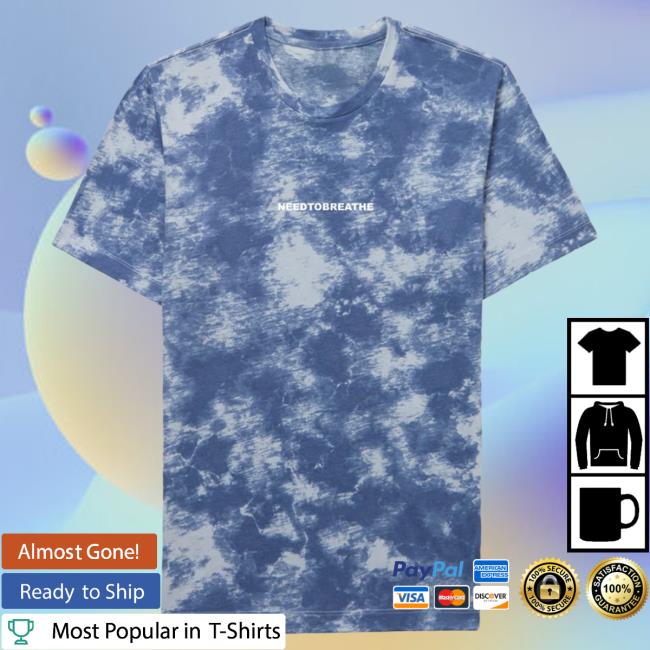 Official Needtobreathe Merch Tie Dye Tshirt