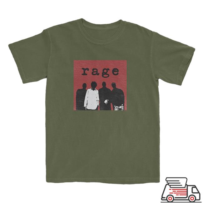 Rage Against The Machine Merch Silhouette Box Tee Shirt
