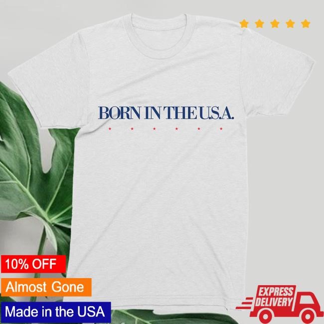 Official Bruce Springsteen Merch Store Born In The USA 40th Anniversary Tracklist New Shirt