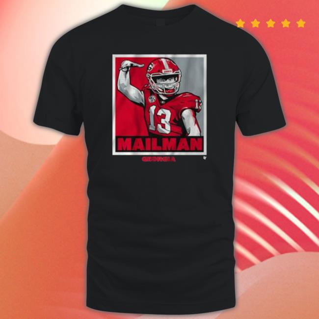Georgia Bulldogs Stetson Bennett Iv Mailman 2022 Dawn National Tee