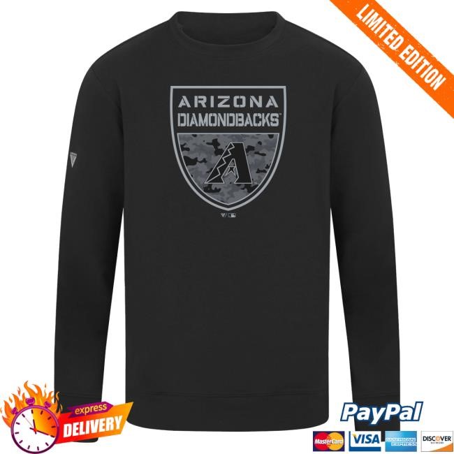 Official MLB Clothing Men's Arizona Diamondbacks Levelwear Khaki Mandate Buckler Long Sleeve New Shirt Official MLB Clothing Men's Arizona Diamondbacks Levelwear Khaki Mandate Buckler Long Sleeve Tee