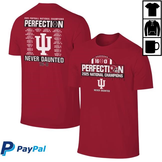 NCAA Football Indiana Hoosiers Perfect Season Scores Top