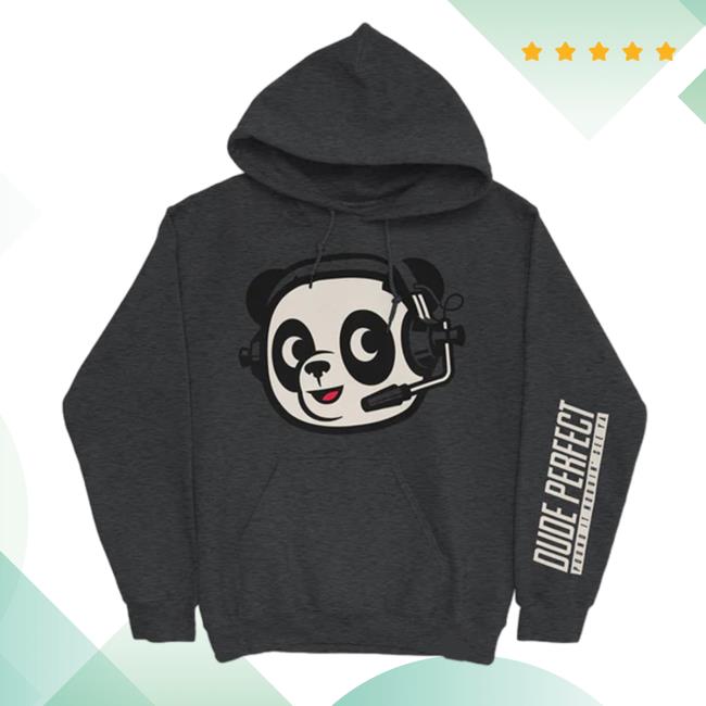Dude Perfect John Panda Headset New Hoodie