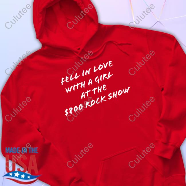 Official Blink 182 Fell In Love With A Girl At The $800 Rock Show Tee