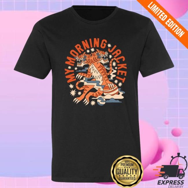 Official My Morning Jacket Merch Store Two-Headed Tiger Shirt