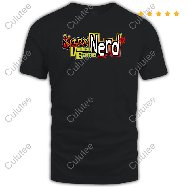 Angry Video Game Nerd Logo T Shirt