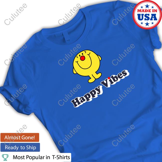 Martin Freeman Happy Vibes T-Shirt Red Nose Day